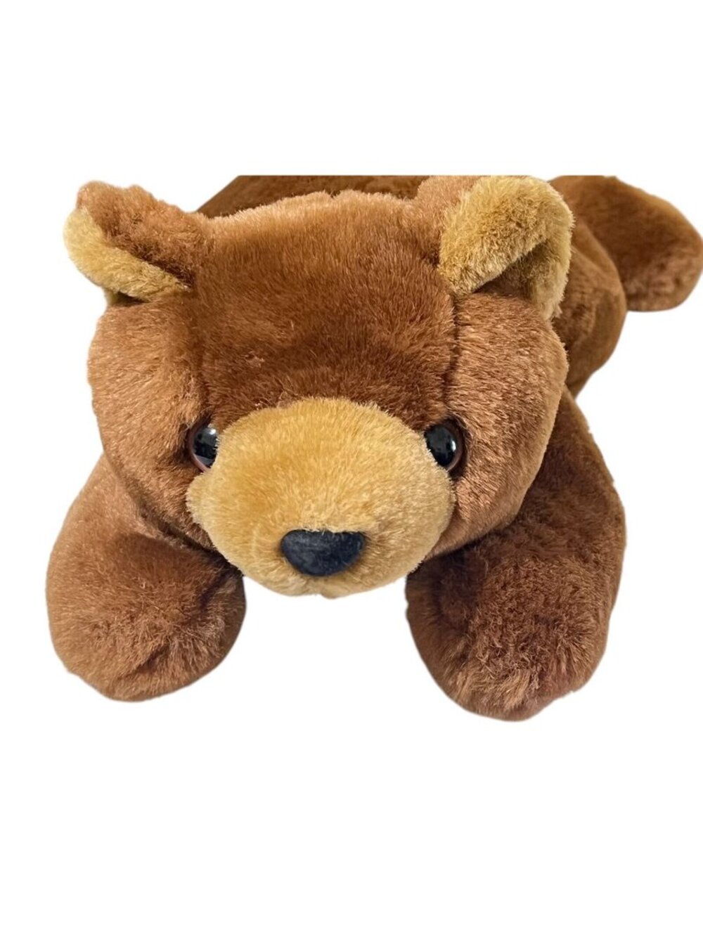 Wishpets Luke Brown Bear Plush 1997 Stuffed Animal 14" Inch 43007 Clean Vintage